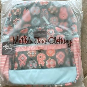 MATILDA JANE CeCe Apple Print BACKPACK Full Size NEW NWT